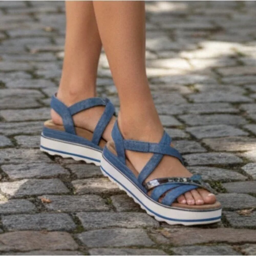 Vionic Kellyn Metallic Slingback Platform Wedge S… - image 2